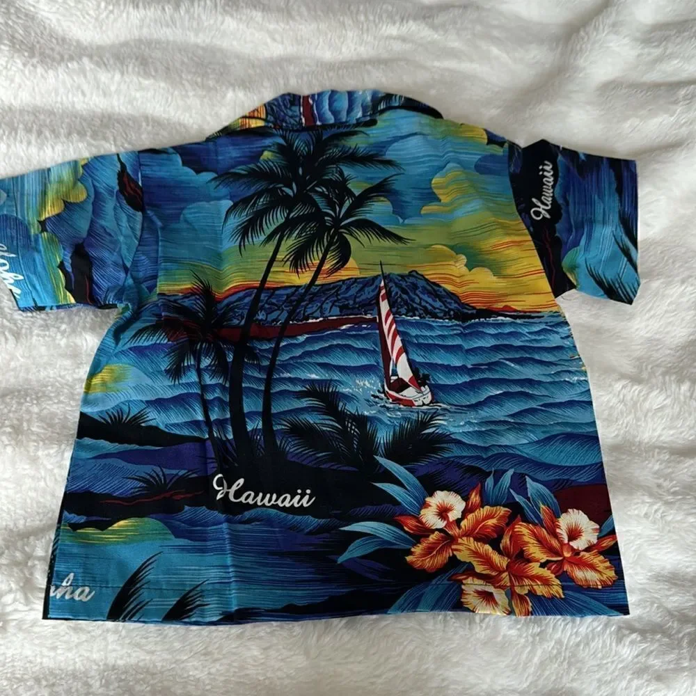 HAWAIIAN SHIRT & PANTS SET.
